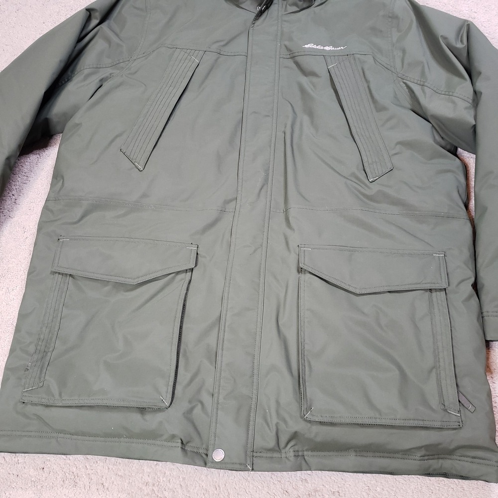 Eddie Bauer Mens Superior Down Parka Dark Loden (Green) 3XLT Weatheredge - Picture 7 of 16